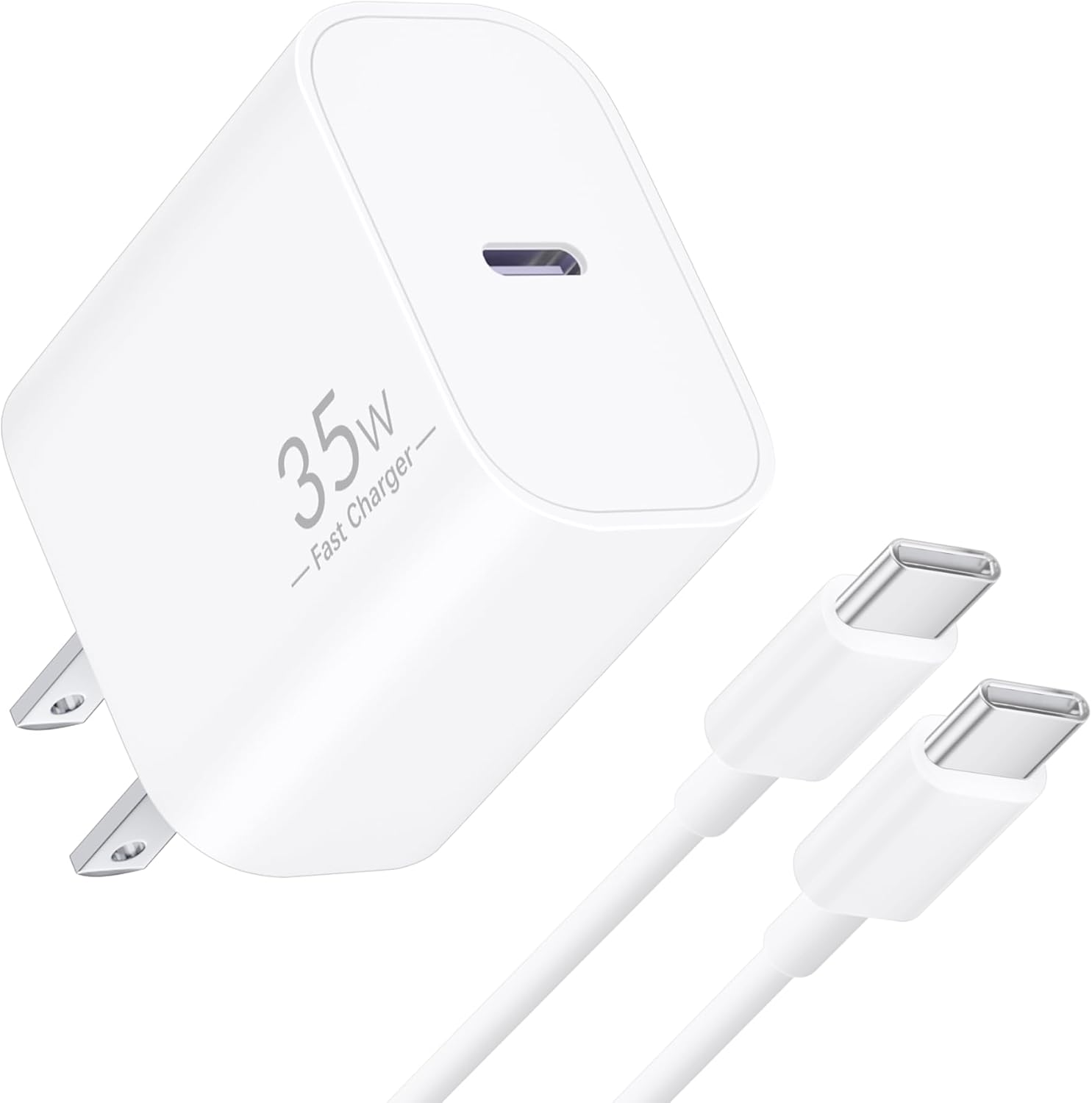 Pixel 10 9 8 7 6 Pro XL Charger Fast Charging, 35W Super Fast USB C Charger Block with 6FT Type C to C Cable Cord for Google Pixel 10/10 Pro XL/10 Pro Fold/9/9 Pro/9a/8/8 Pro/8a/7/7 Pro/7a/ 6/5/4/3XL