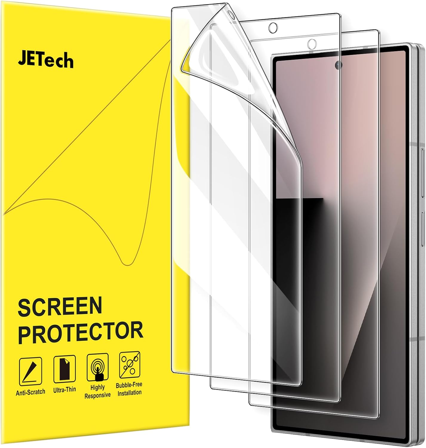 JETech Front Screen Protector for Samsung Galaxy Z Fold 7