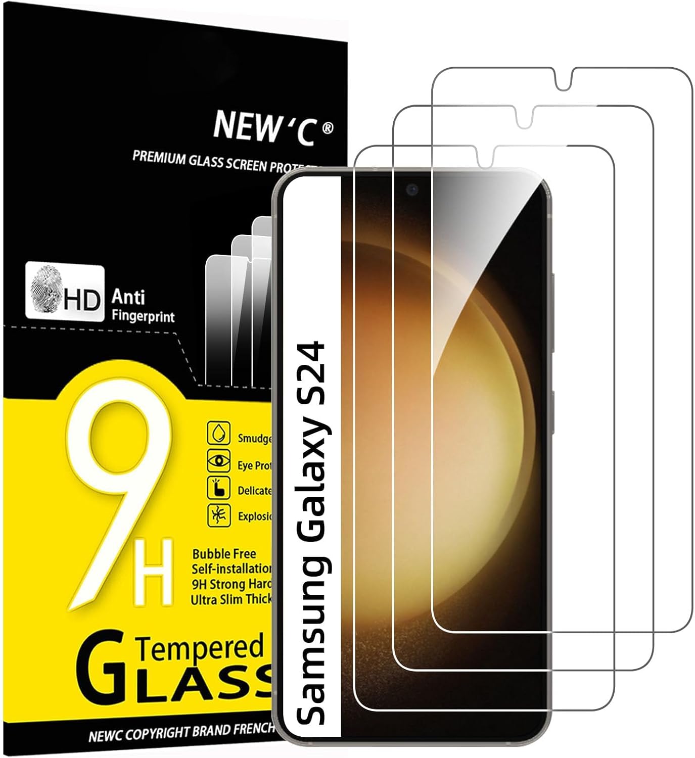 Samsung Galaxy S24 Screen Protector Tempered Glass
