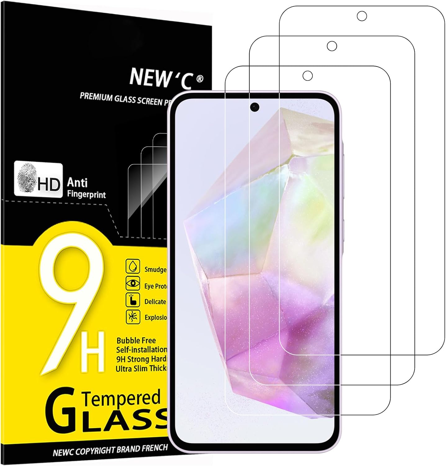 Samsung Galaxy A56 5G / A36 5G Screen Protector Tempered Glass,Case Friendly Ultra Resistant