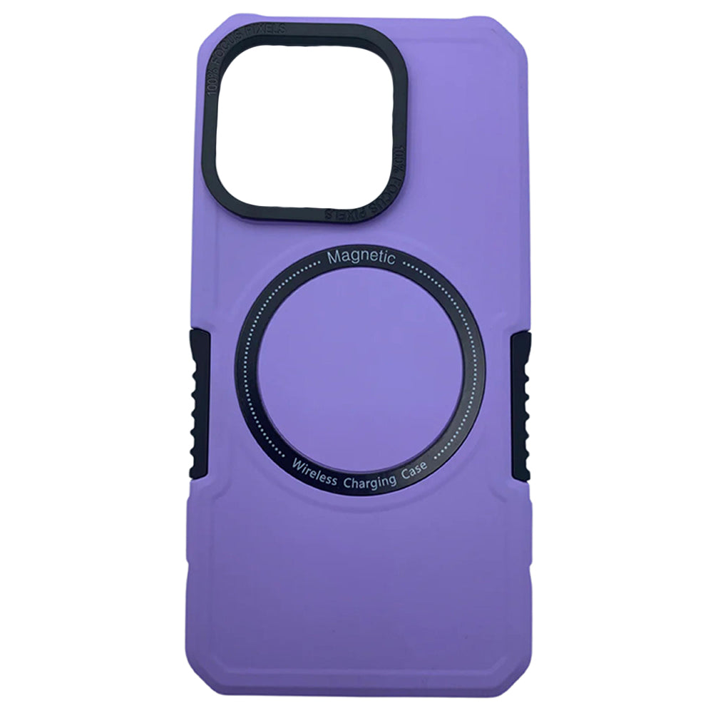 iPhone 15 Pro Max Armor-X Defender Case with Magnetic Ring Stand – Rugged Shockproof Protection