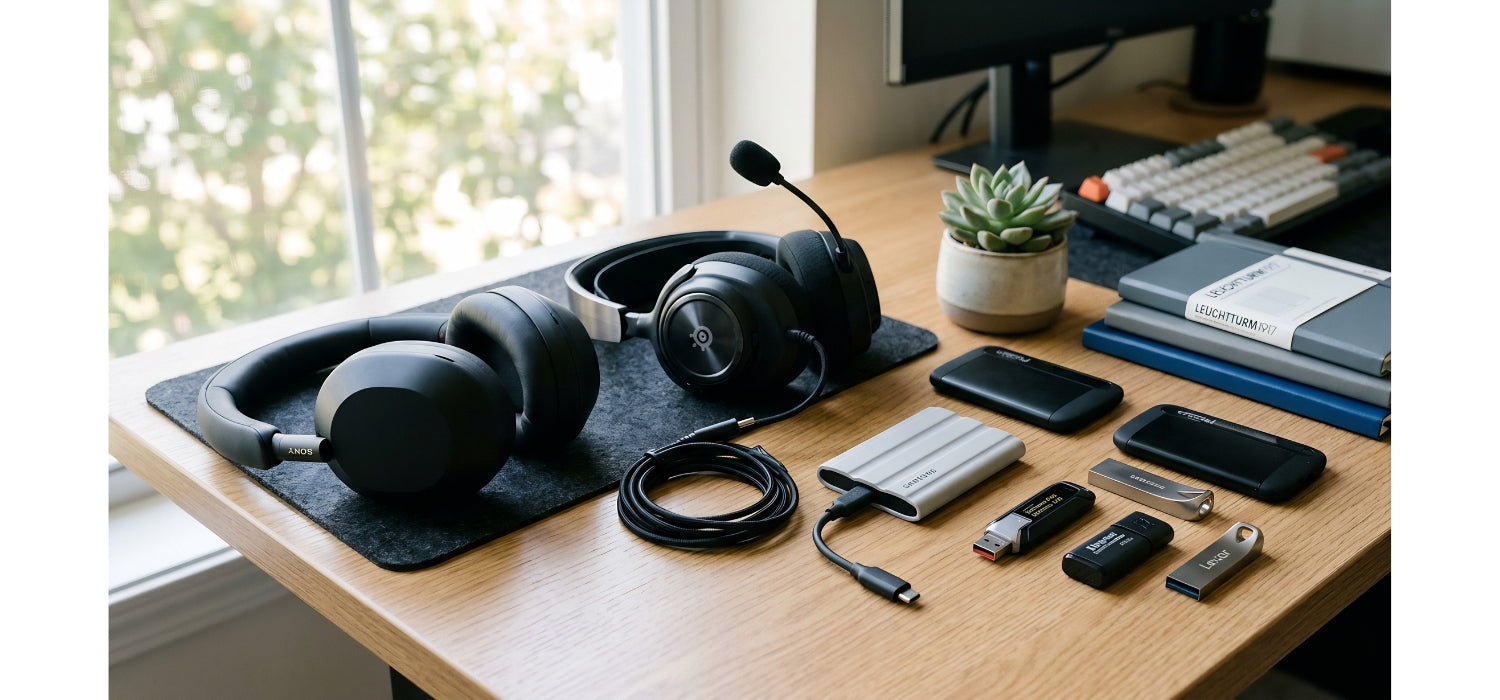 Audio Sets & USB Devices – Premium Sound & Fast Data Transfer Solutions