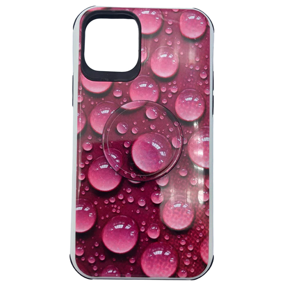 Crimson Waterdrop Case with Ring Holder for iPhone 11 Pro