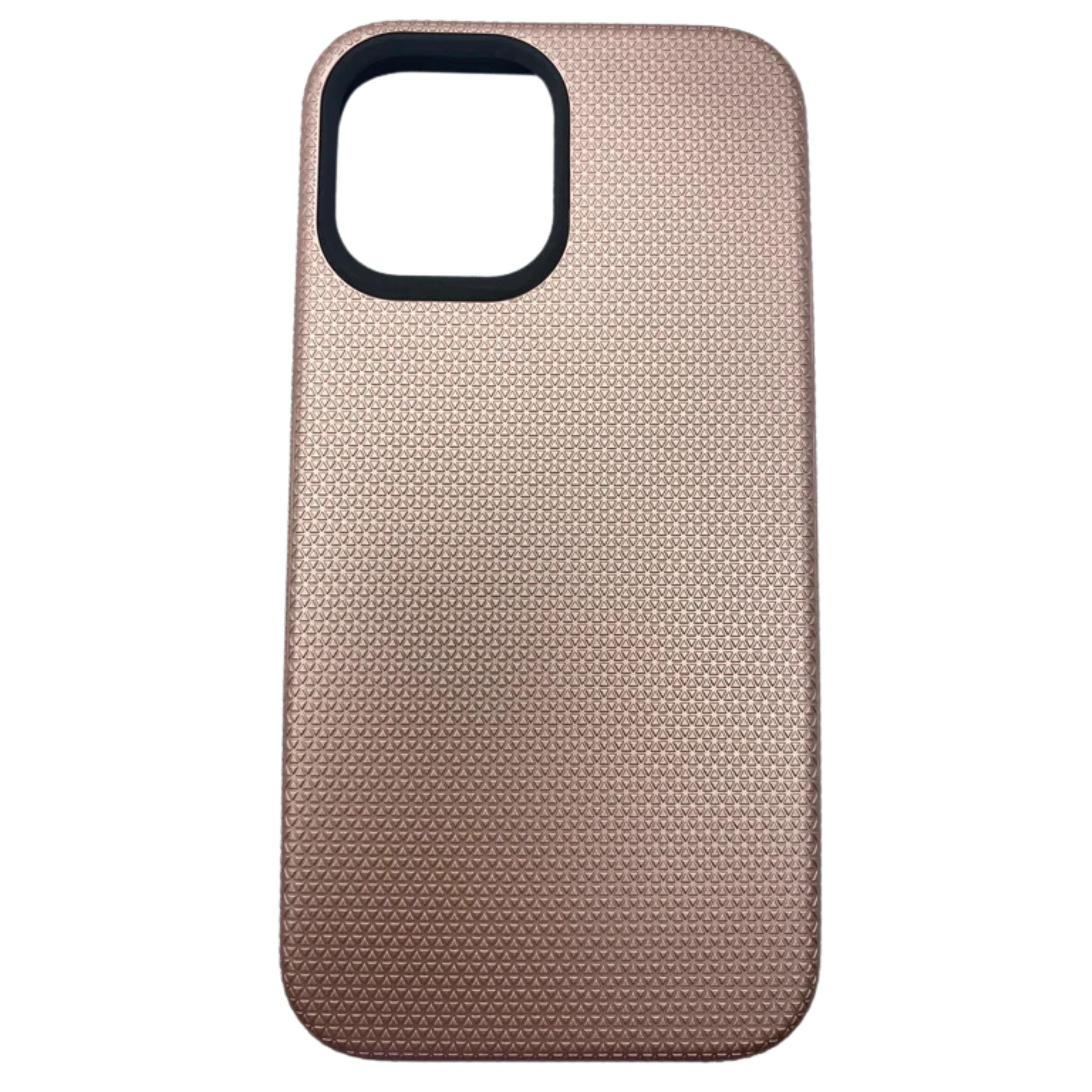 Rose Gold Geometric Pattern Case for iPhone 12 Pro Max – Slim Stylish Protective Cover