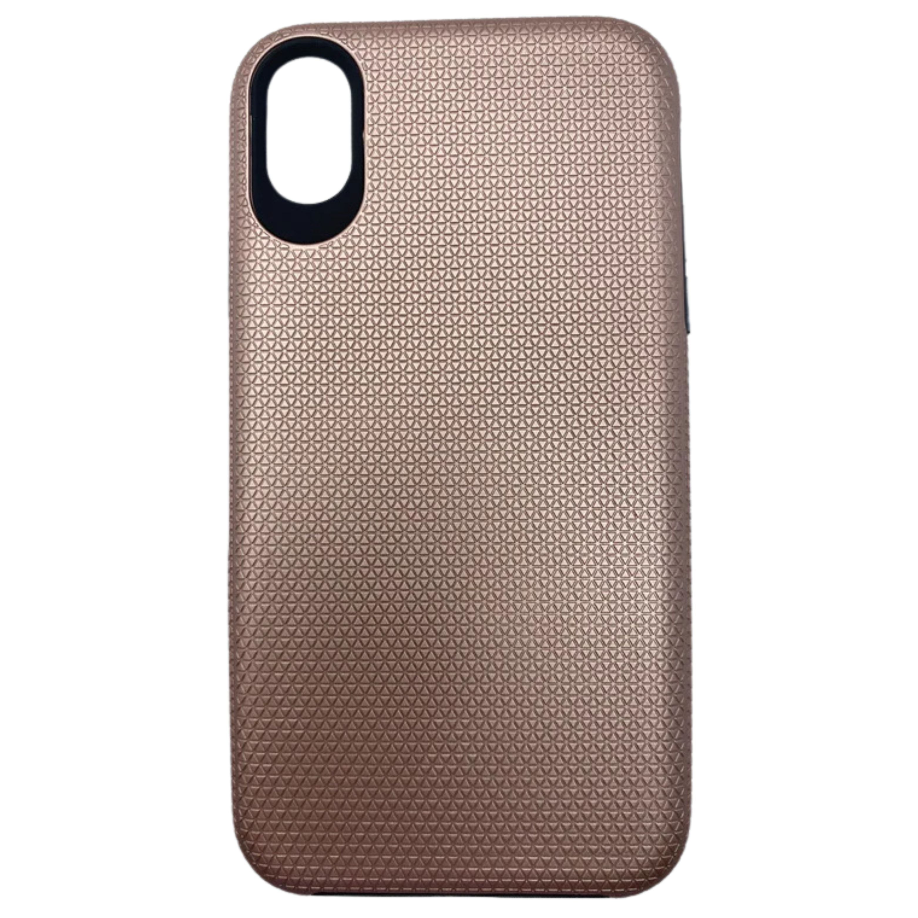 Rose Gold Geometric Case for iPhone XR – Slim Stylish Protective Phone Cover